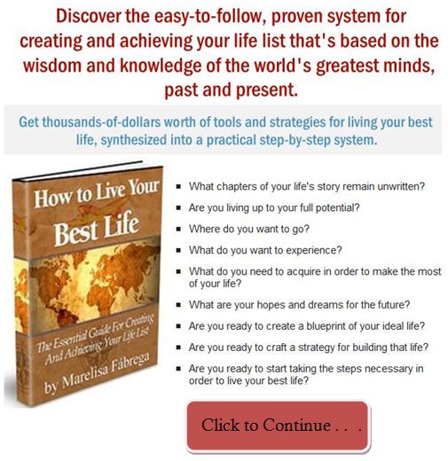 How to Live Your Best Life