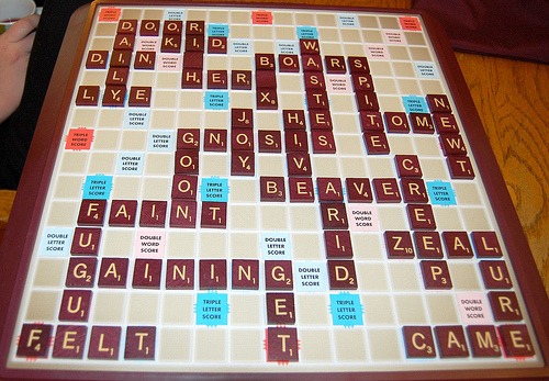 simple pleasure play scrabble