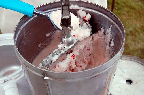 homemade ice cream