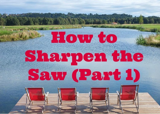 sharpen the saw