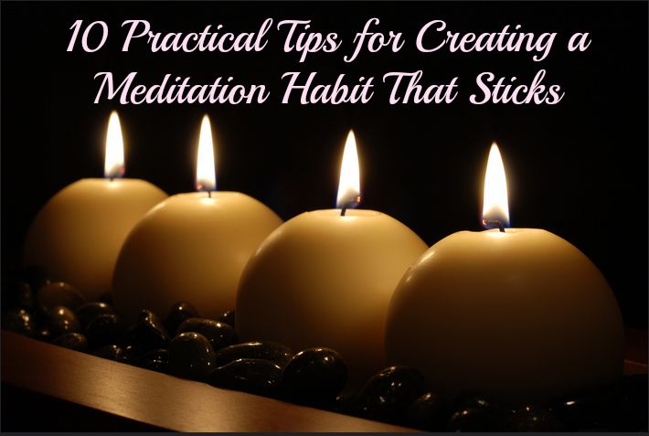 create the meditation habit