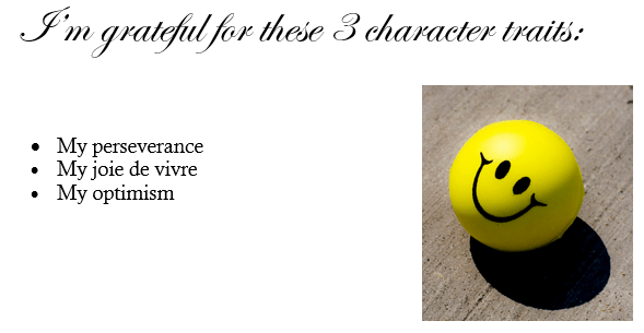 three character traits