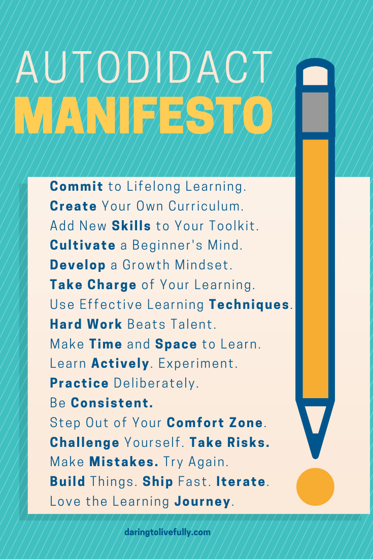 autodidact manifesto