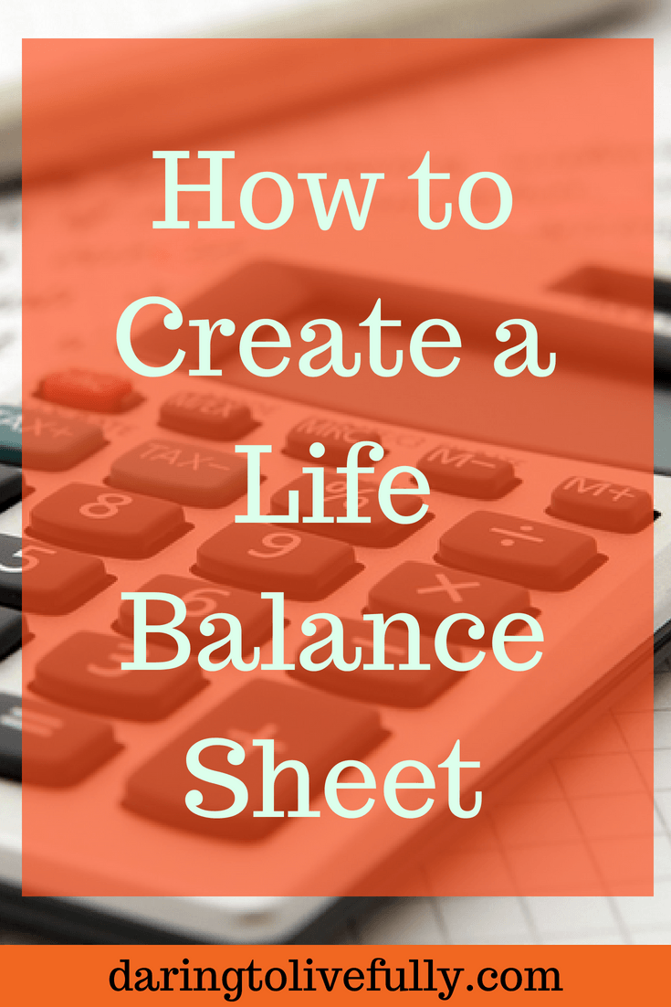 life balance sheet